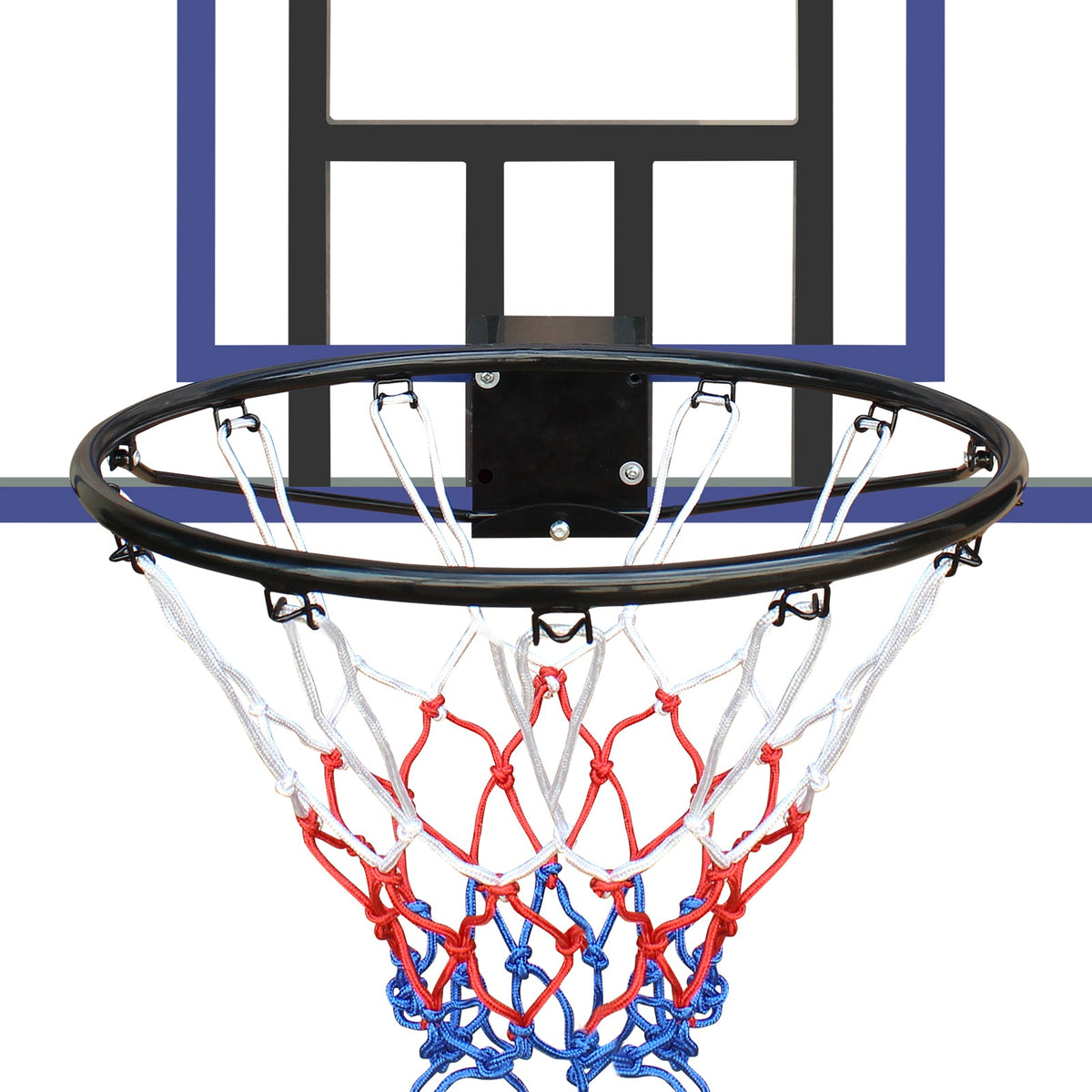 45 x 29 Inch Wall-Mounted Basketball Hoop