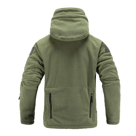 Men's Lightweight Tactical Fleece Hooded Jacket