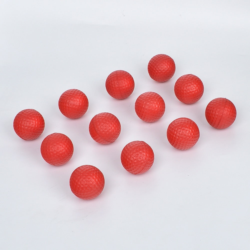 12-Piece Foam Practice Golf Balls