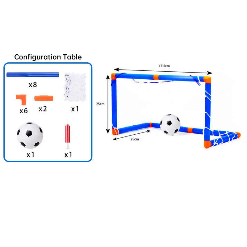 Mini Foldable Plastic Soccer Goal Set