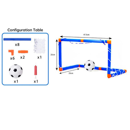 Mini Foldable Plastic Soccer Goal Set