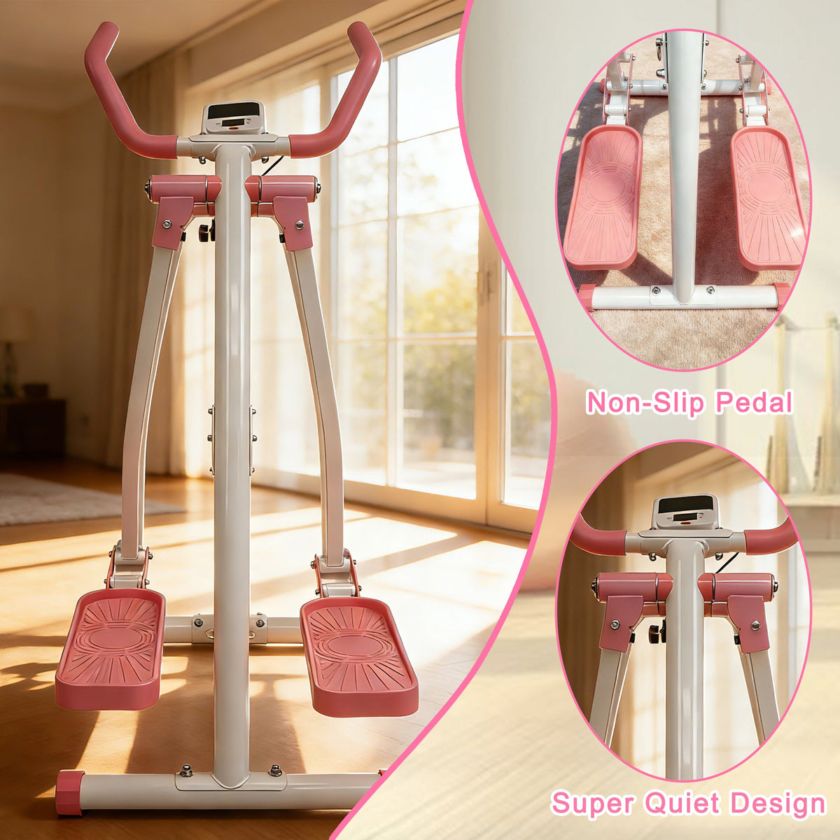 Foldable Air Walk Elliptical Cross Trainer