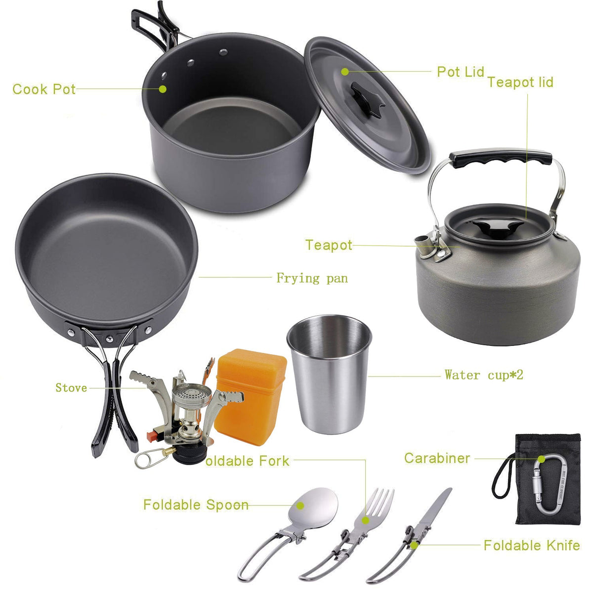 Portable Camping Outdoor Cooker Kettle