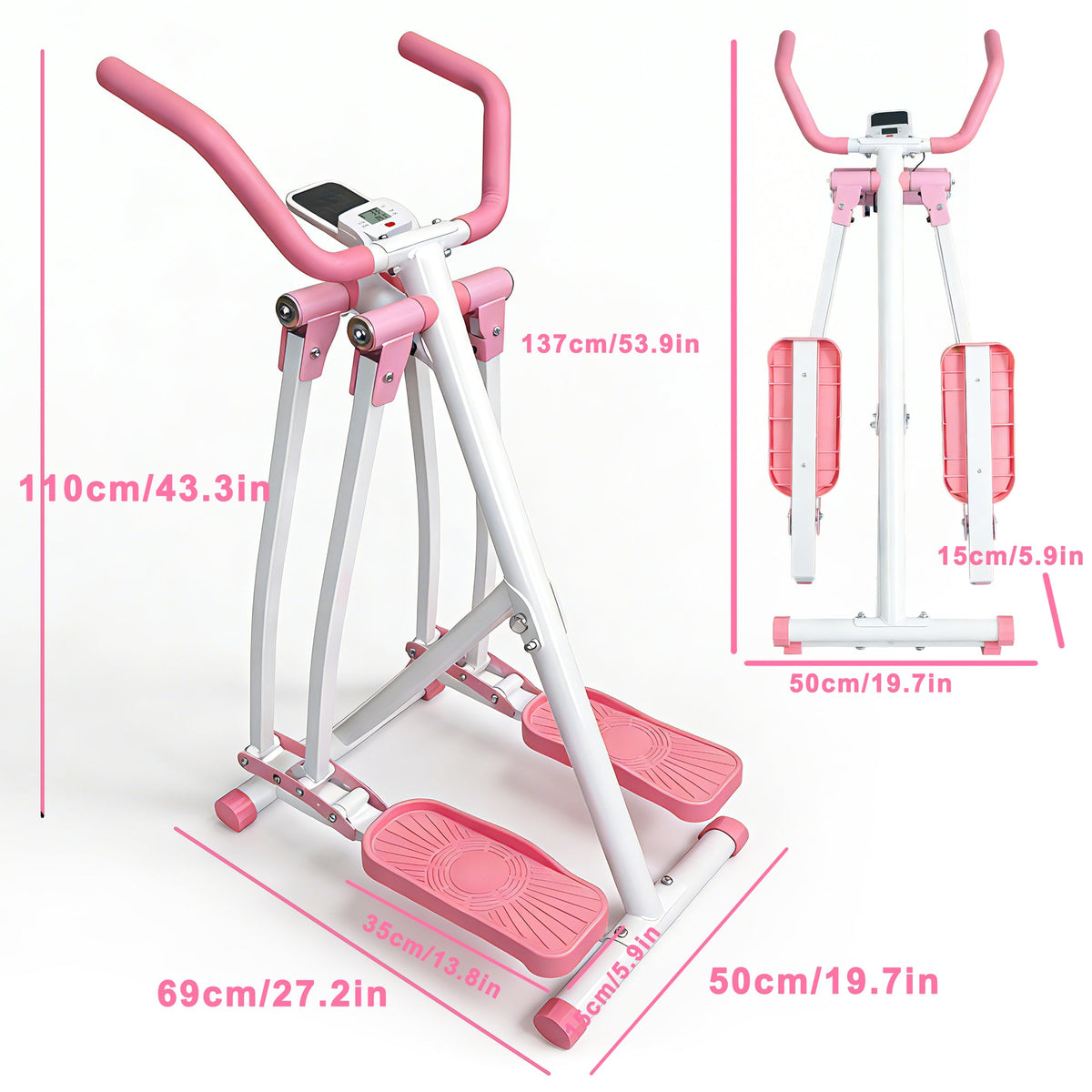 Foldable Air Walk Elliptical Cross Trainer