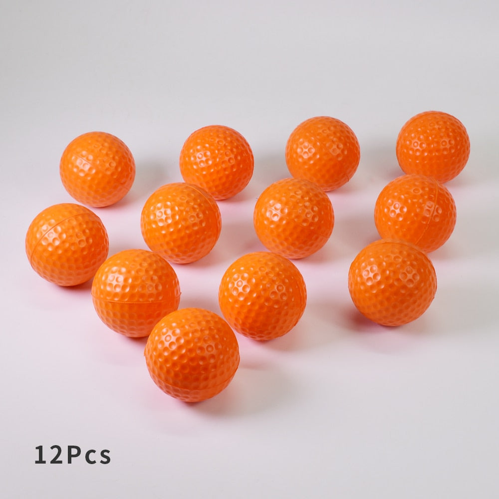 12-Piece Foam Practice Golf Balls