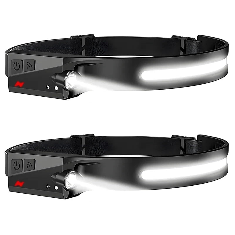 USB Rechargeable Waterproof LED Headlamp