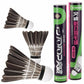 12-Piece Badminton Shuttlecock Set