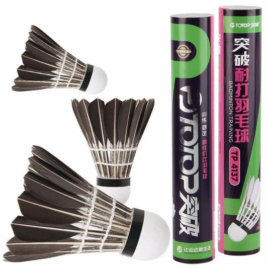 12-Piece Badminton Shuttlecock Set