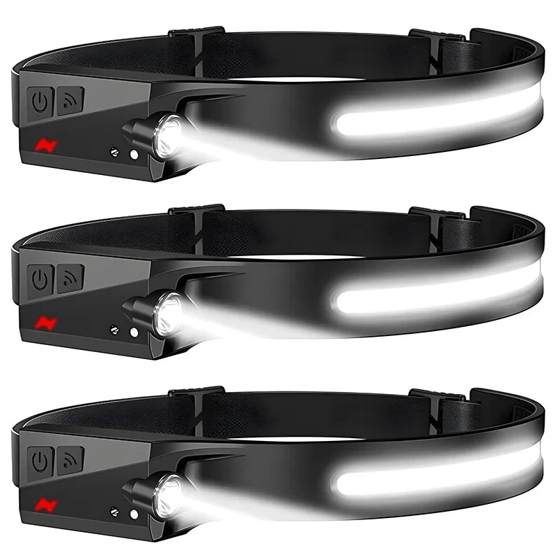 USB Rechargeable Waterproof LED Headlamp