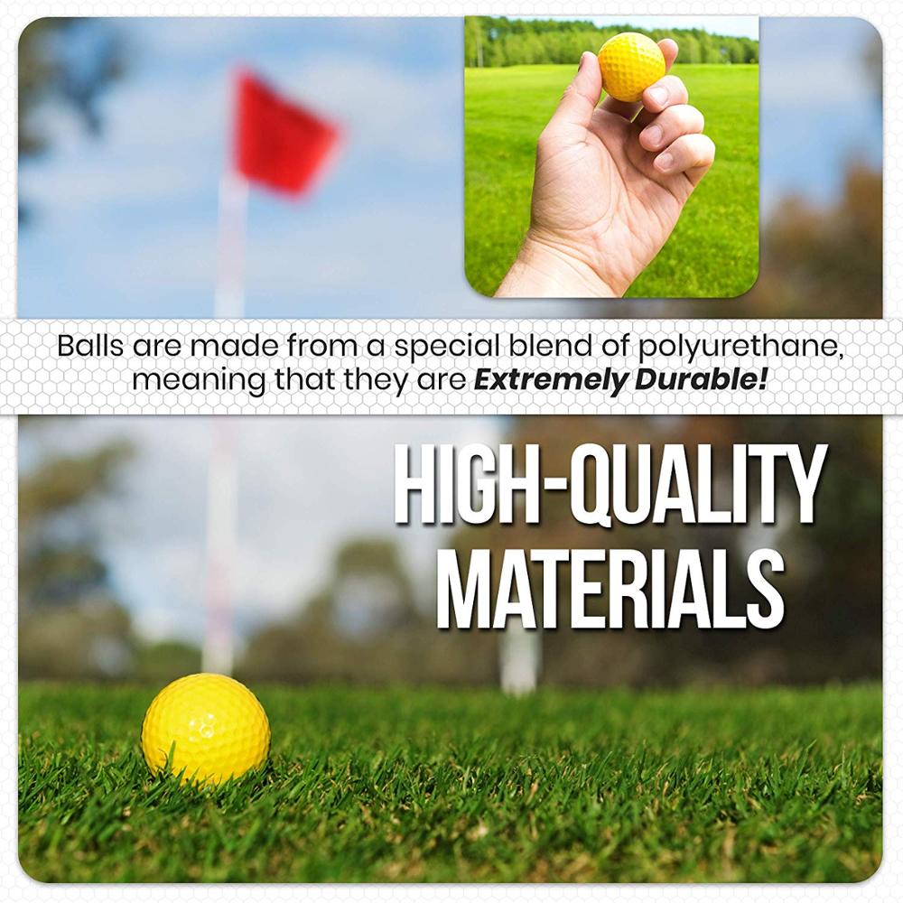 12-Piece Foam Practice Golf Balls
