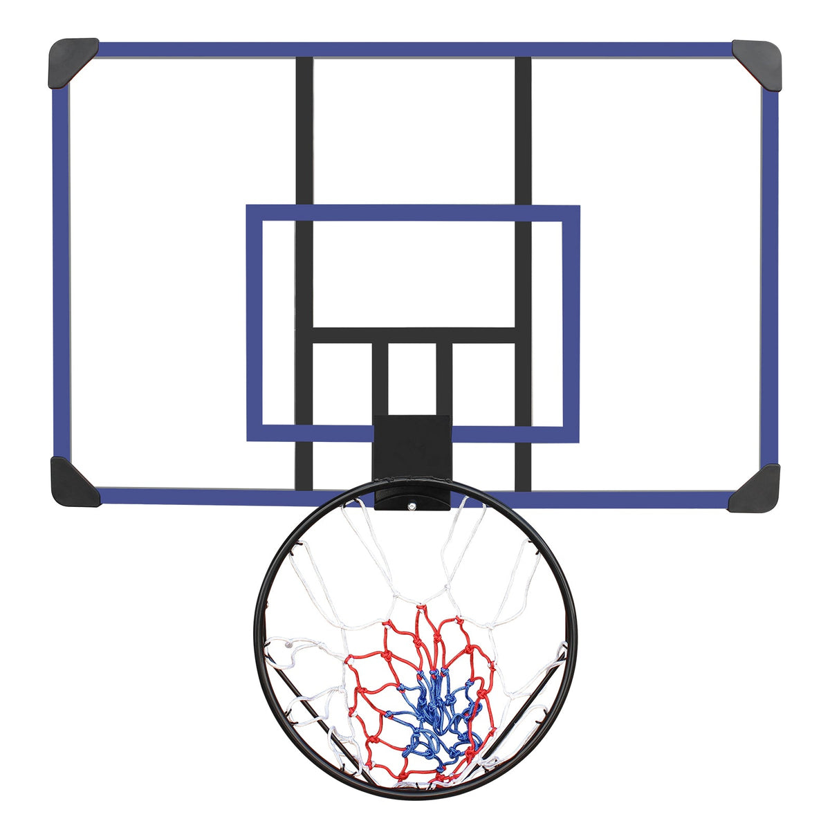 45 x 29 Inch Wall-Mounted Basketball Hoop