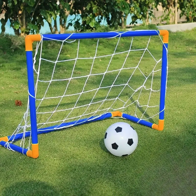 Mini Foldable Plastic Soccer Goal Set