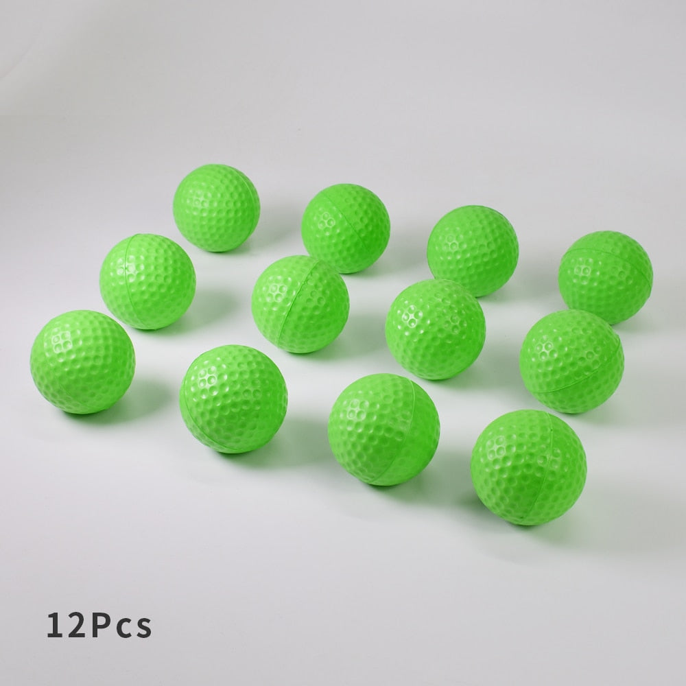 12-Piece Foam Practice Golf Balls