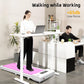 Pink Under-Desk Treadmill with LED Display