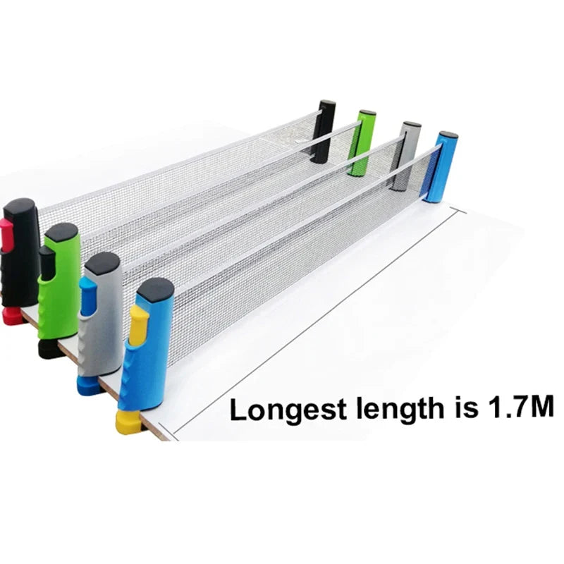 Portable Table Tennis Retractable Net Set