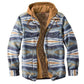 Men's Plaid Hooded Soft Warm Jacket
