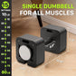 Adjustable Dumbbell Set 10-80lb Quick-Lock