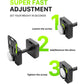 Adjustable Dumbbell Set 10-80lb Quick-Lock