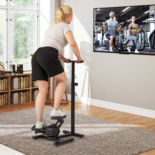 Black Twist Stair Stepper Exercise Equipment