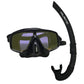 Scuba Choice Yellow Mirror Dive Mask Snorkel Set
