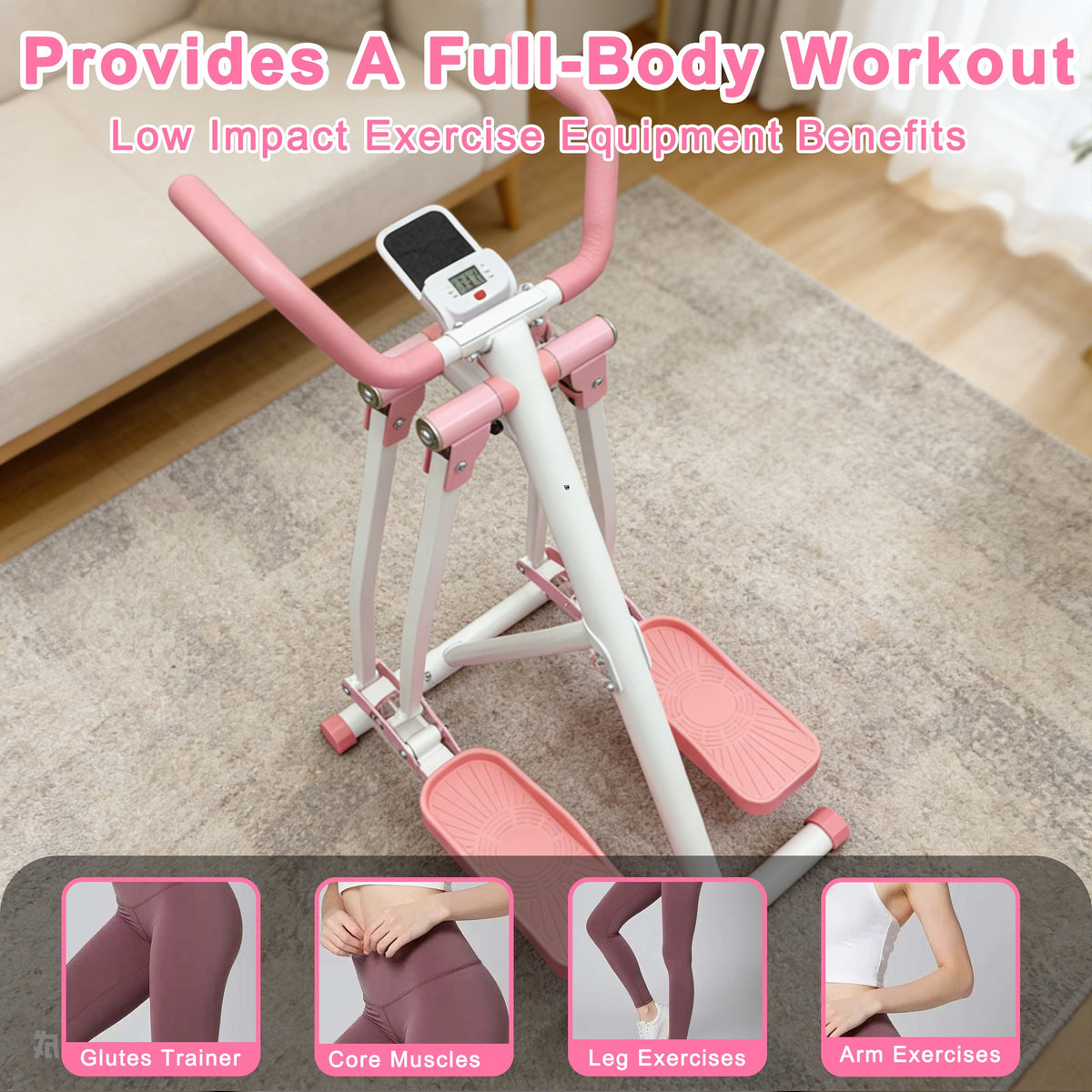 Foldable Air Walk Elliptical Cross Trainer