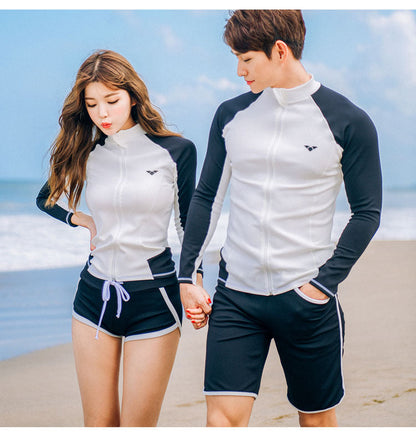 Couple Split Diving Snorkeling Swimsuit