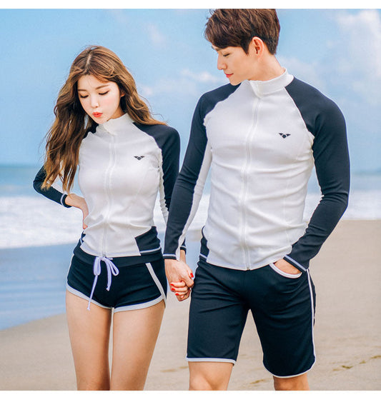 Couple Split Diving Snorkeling Swimsuit