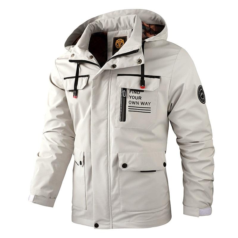 Men's Waterproof Hooded Winter Jacket