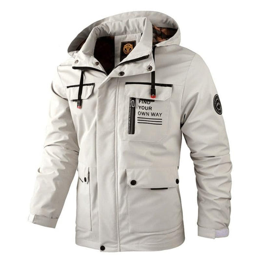 Men's Waterproof Hooded Winter Jacket