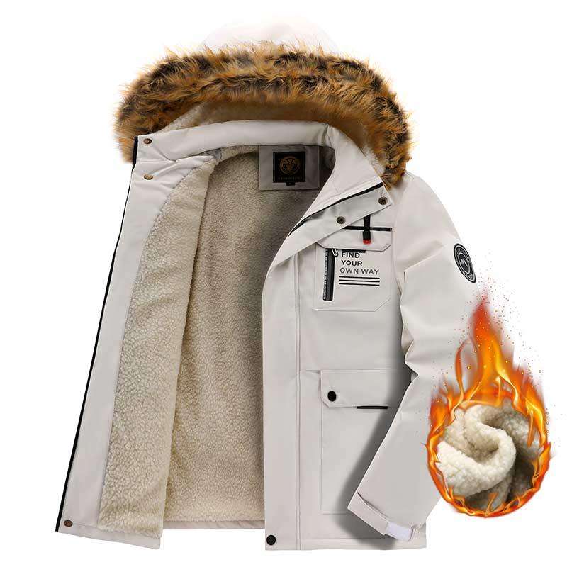 Men's Waterproof Hooded Winter Jacket