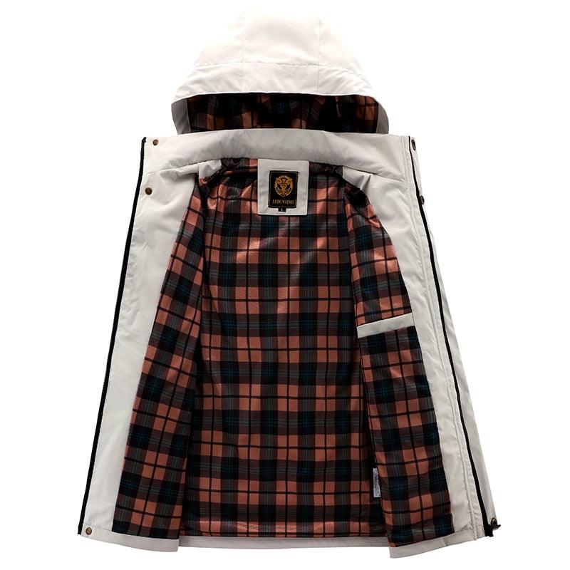 Men's Waterproof Hooded Winter Jacket