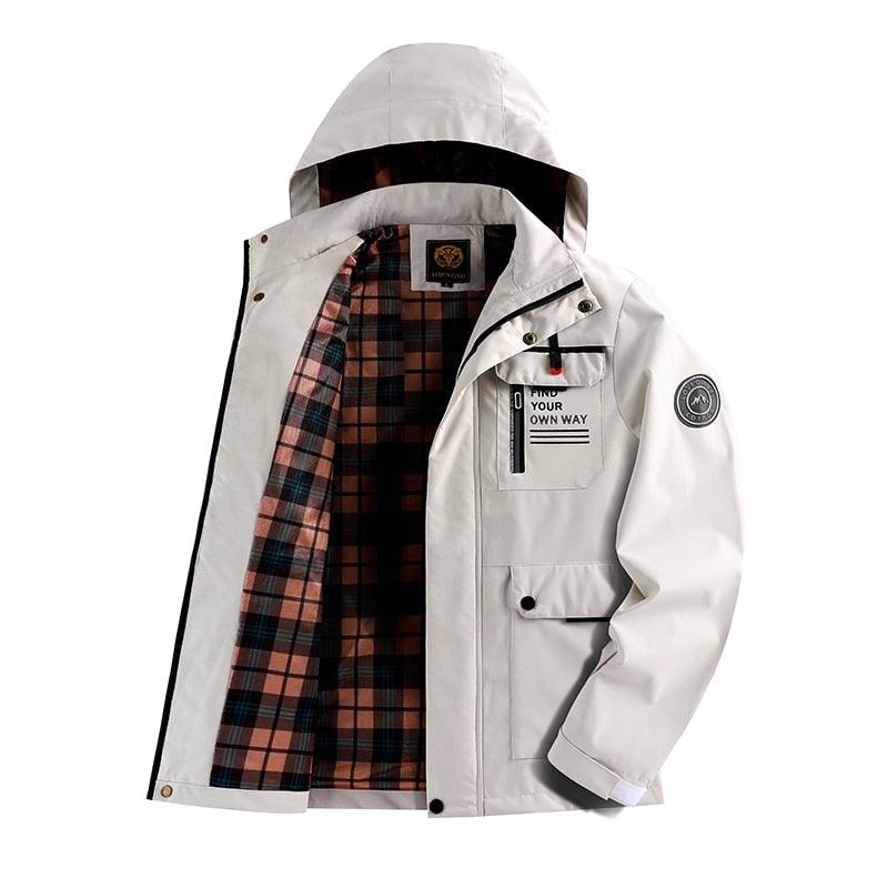 Men's Waterproof Hooded Winter Jacket