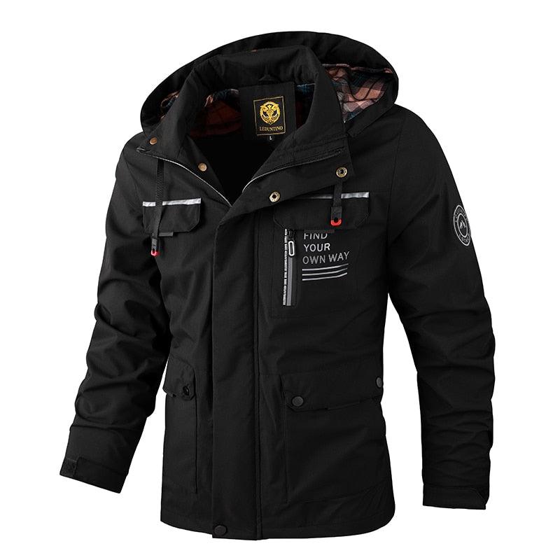 Men's Waterproof Hooded Winter Jacket