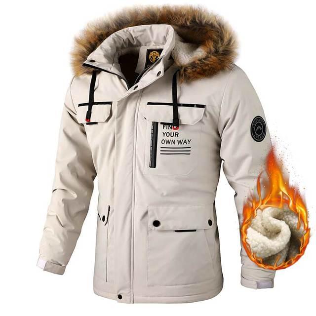 Men's Waterproof Hooded Winter Jacket