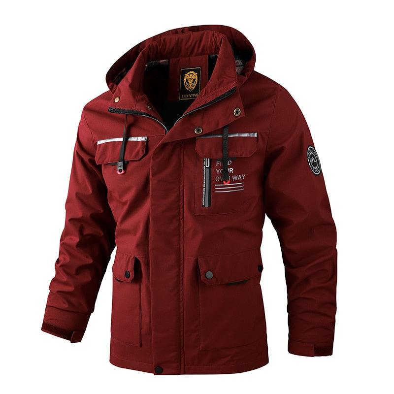 Men's Waterproof Hooded Winter Jacket
