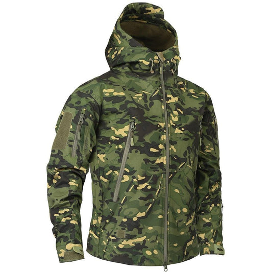 Men's Green Camouflage Lightweight Outdoor Jacket
