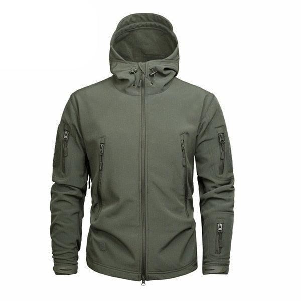 Men's Green Camouflage Lightweight Outdoor Jacket