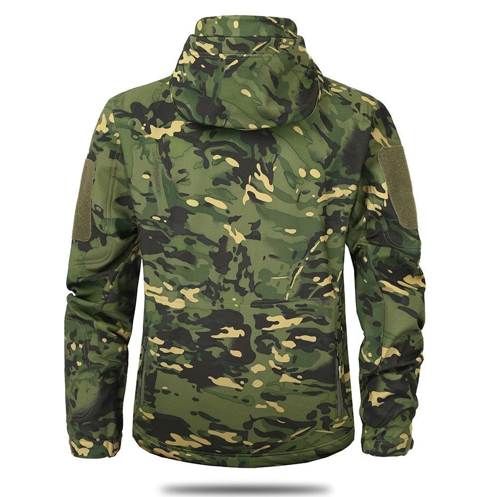Men's Green Camouflage Lightweight Outdoor Jacket