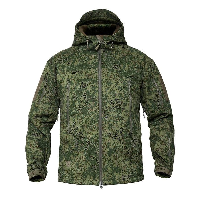 Men's Green Camouflage Lightweight Outdoor Jacket