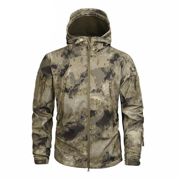 Men's Green Camouflage Lightweight Outdoor Jacket