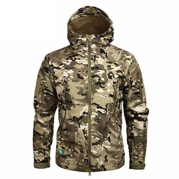 Men's Green Camouflage Lightweight Outdoor Jacket