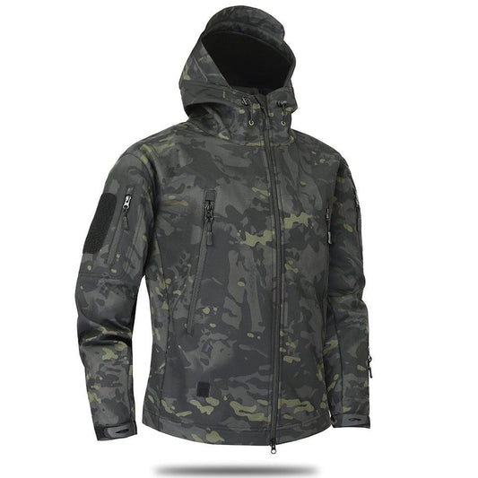 Men's Green Camouflage Lightweight Outdoor Jacket