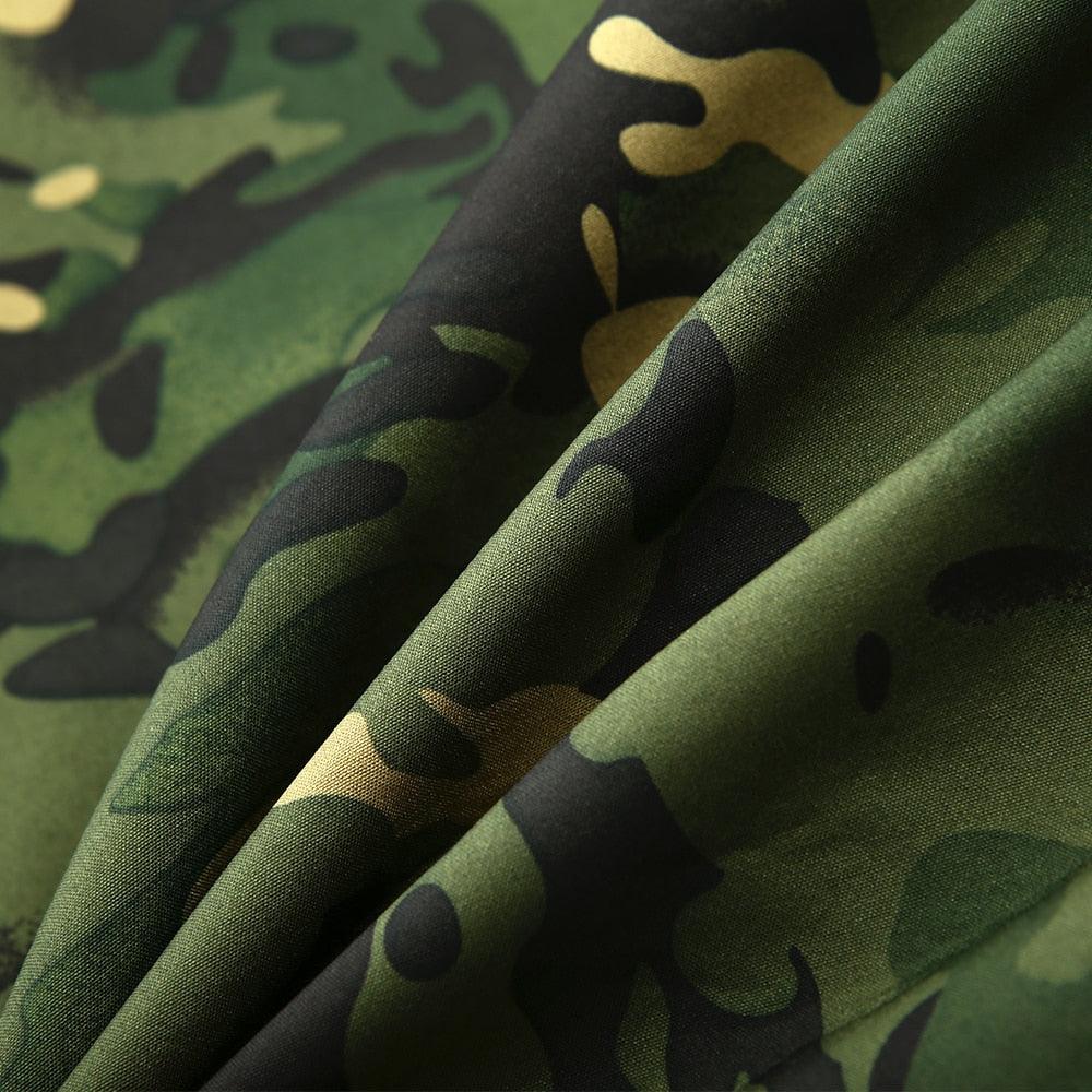 Men's Green Camouflage Lightweight Outdoor Jacket