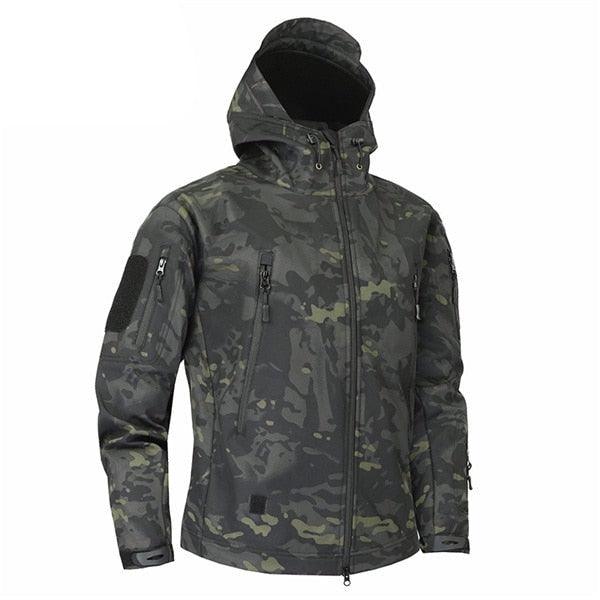 Men's Green Camouflage Lightweight Outdoor Jacket