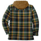 Men's Plaid Hooded Soft Warm Jacket