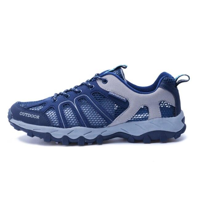 Men's Waterproof Lightweight Leather Hiking Shoes