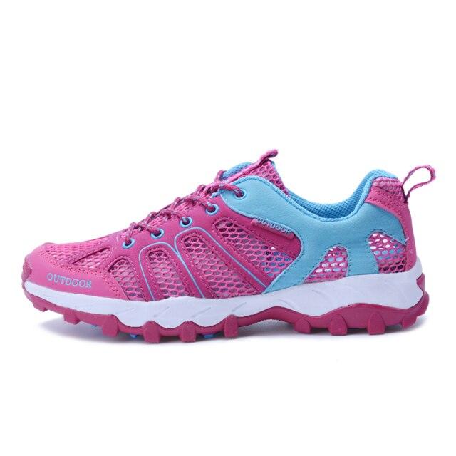 Men's Waterproof Lightweight Leather Hiking Shoes