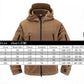 Men's Lightweight Tactical Fleece Hooded Jacket