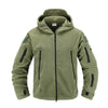 Men's Lightweight Tactical Fleece Hooded Jacket