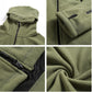 Men's Lightweight Tactical Fleece Hooded Jacket